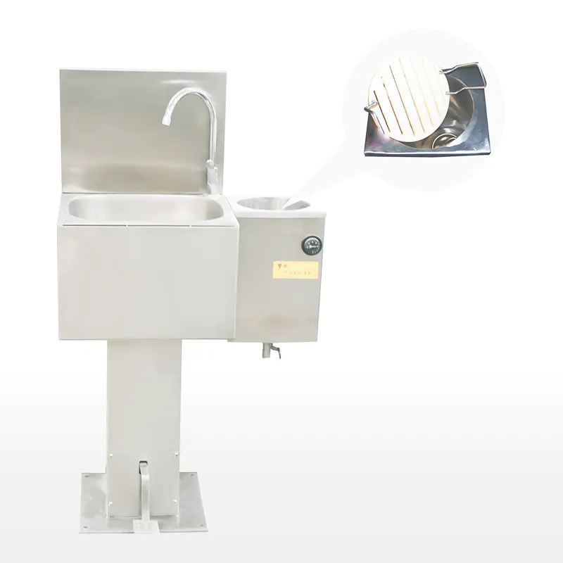 Handwaschbecken und Messersterilisator